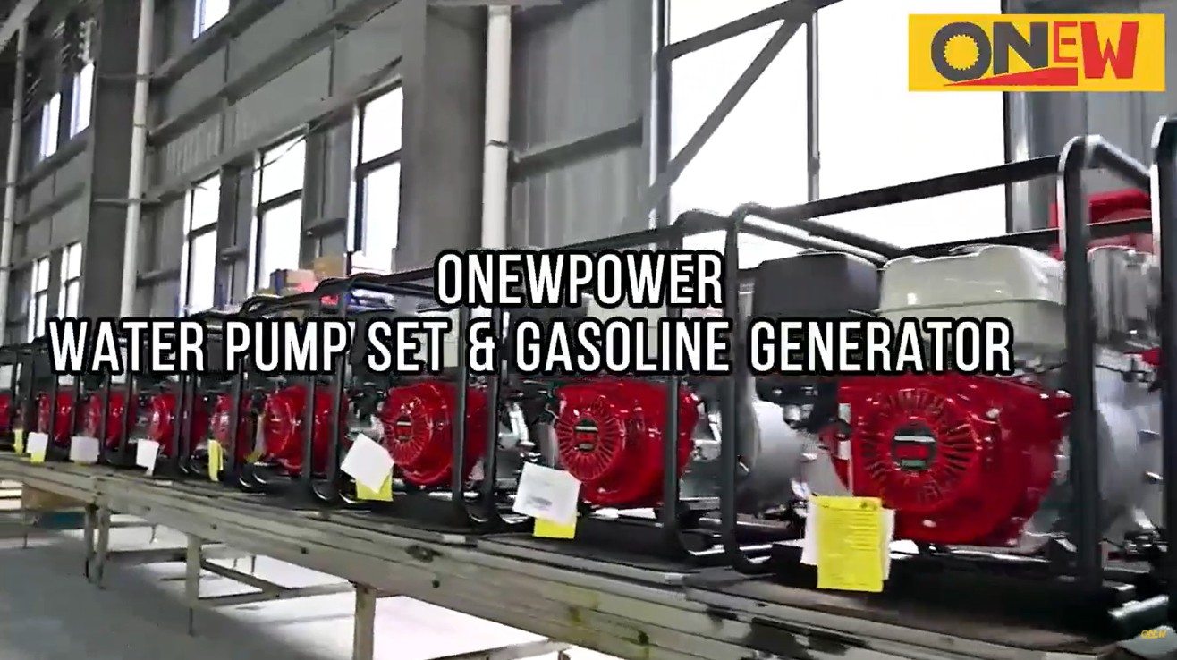 Ensemble pompe à eau et groupe électrogène à essence ONER POWER