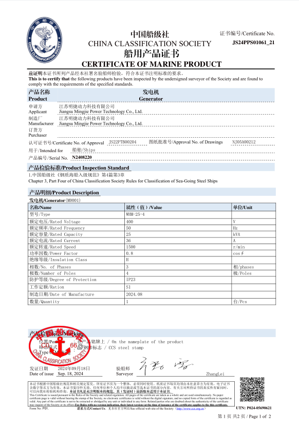 alternator CCS alternator CCS