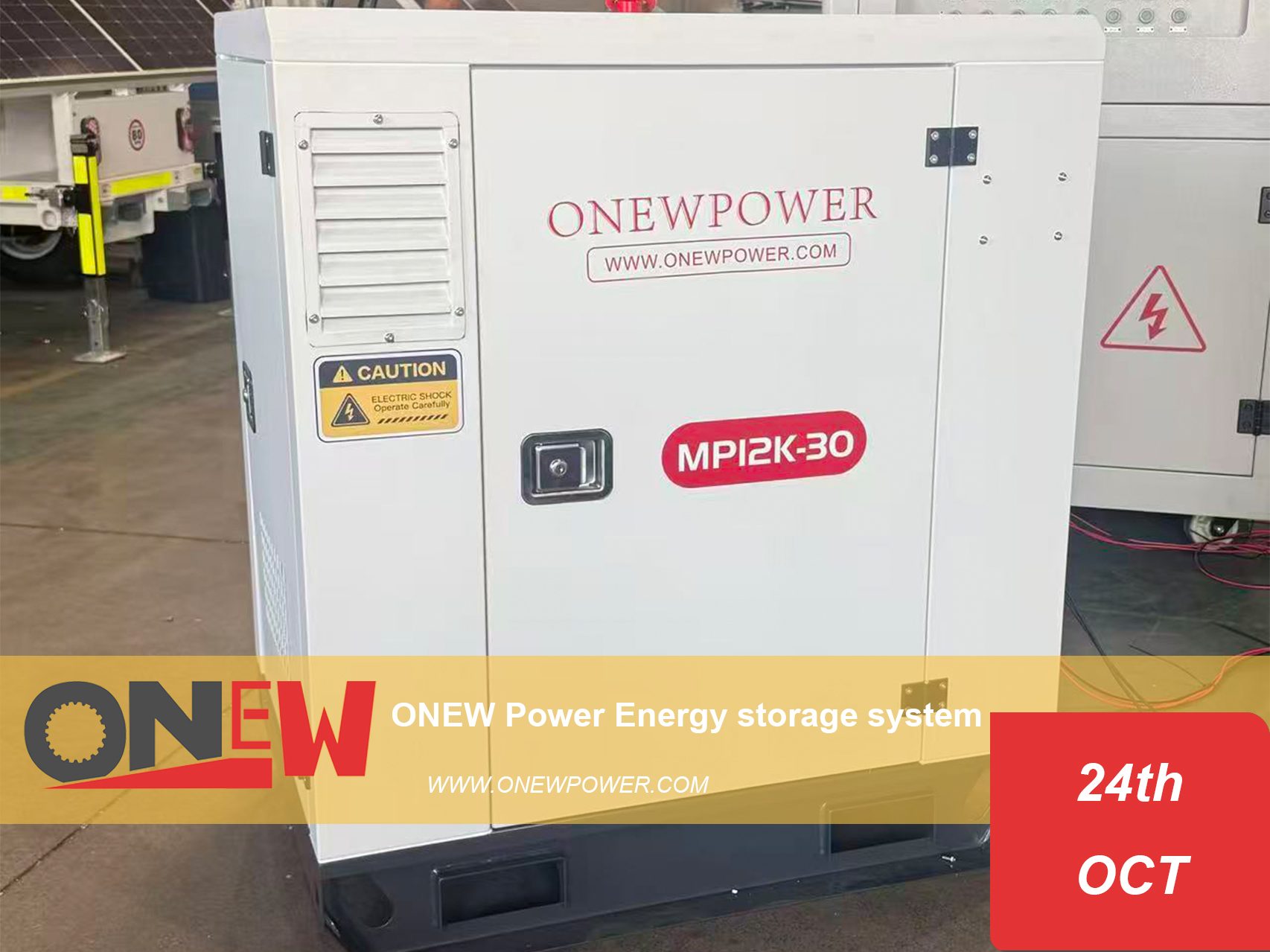 Lancement d'un nouveau produit : Groupe électrogène de batterie