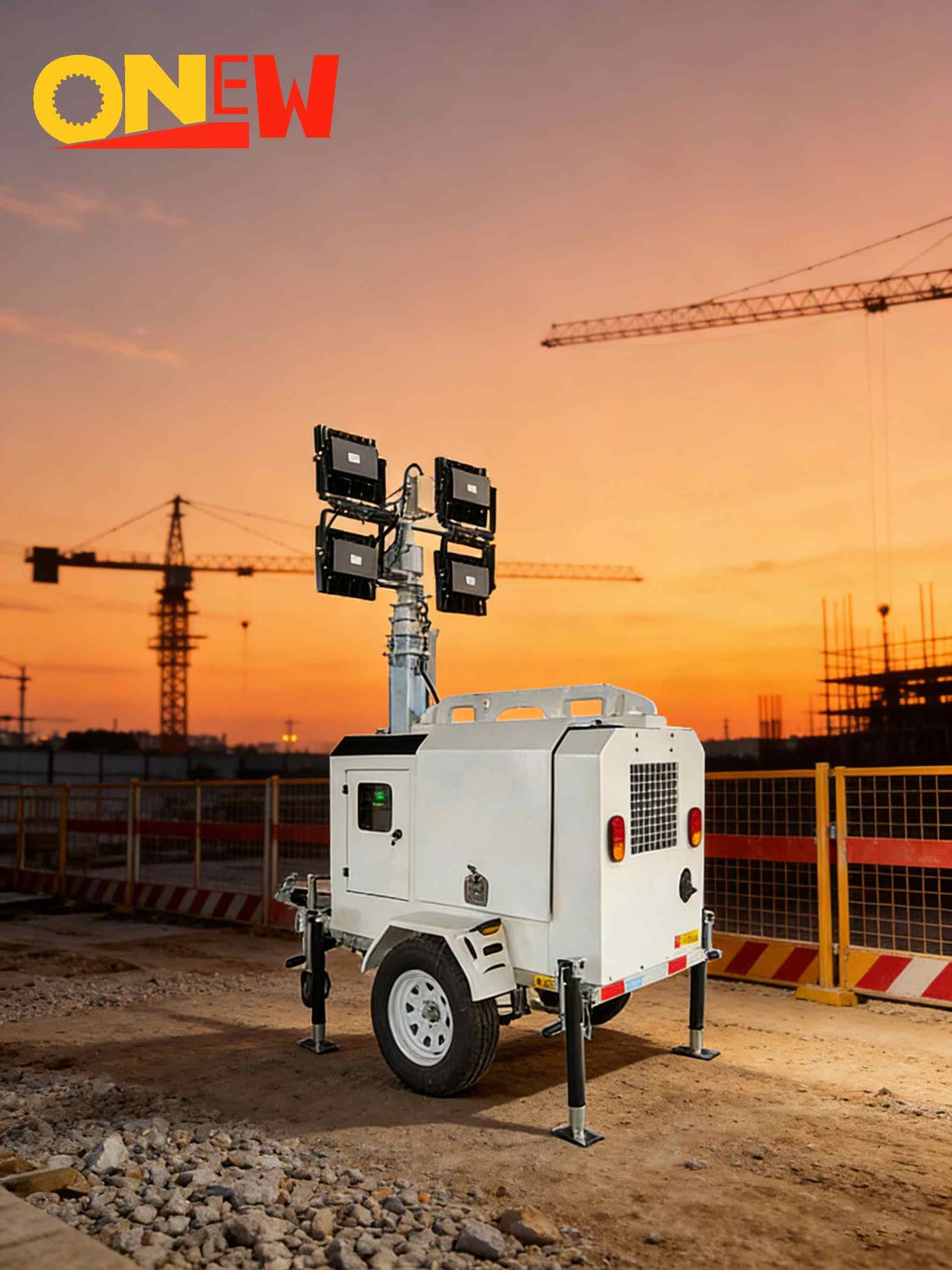 Projecteur de tour Kubota à 4 LED de 350 watts